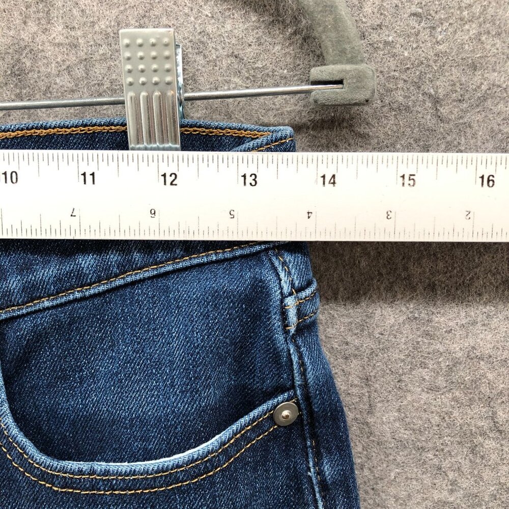 Banana Republic The Slim Jean Womens 27 Short 27P (4P) Washwell Blue Dark‎ Wash - Picture 6 of 10
